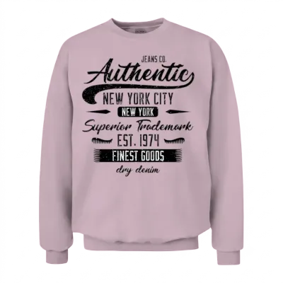New York City Born in 1974 Vintage Birthday Unisex Sweatshirt - Light Pink