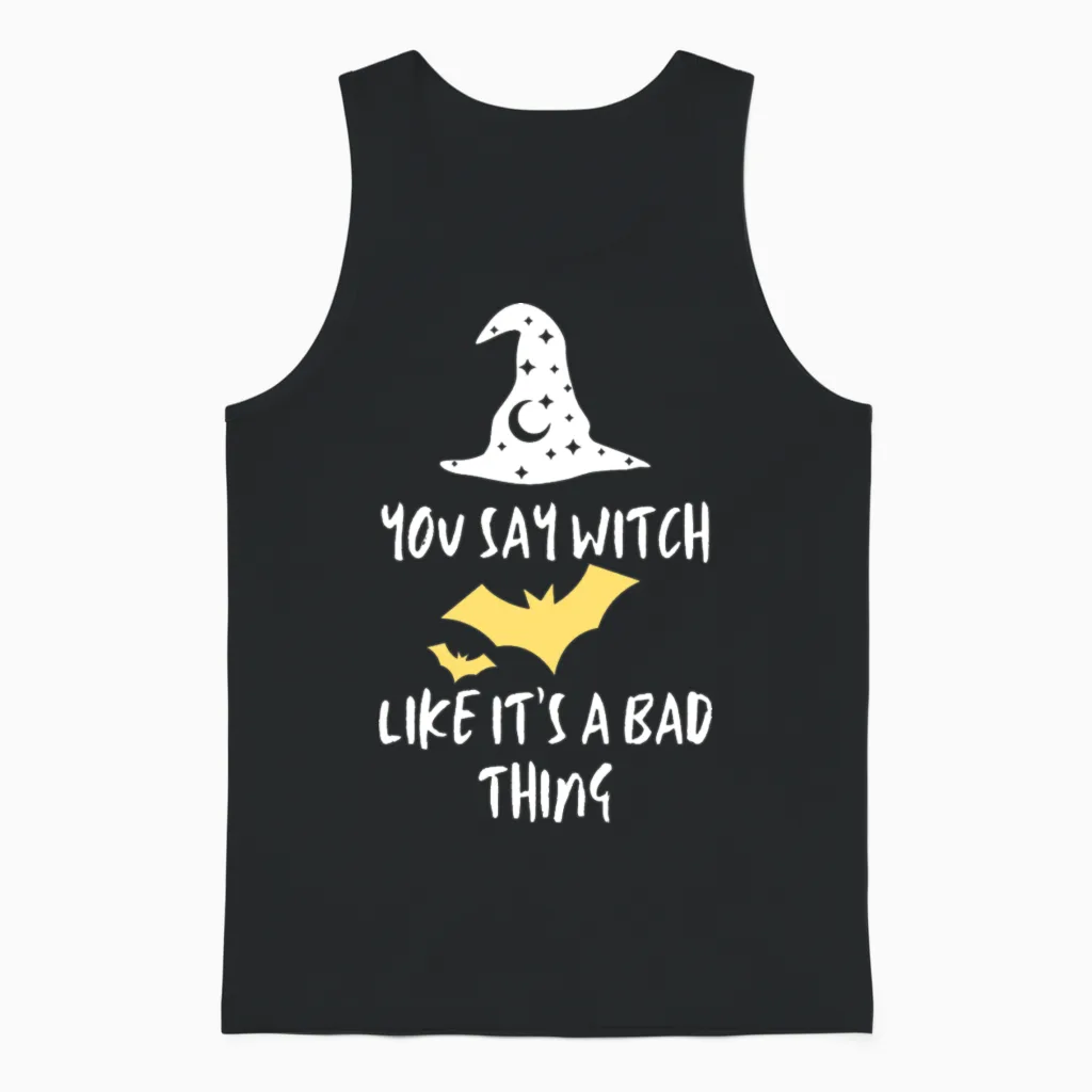 Halloween Gift 2022 Happy Halloween 2022 Unisex Tank Top in Black