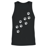 Paws | Dog Lover — Lovers Unisex Tank Top - Black – 2