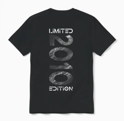 Limited Edition Jahrgang 2010 Junge Mädchen 16. Geburtstag Unisex T-Shirt - Black