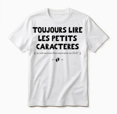 Annonce Marraine 2eme Fois Je Vais Encore être Marraine 2027 Unisex T-Shirt - White