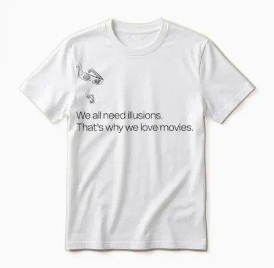 Cinephile Unisex T-Shirt - White
