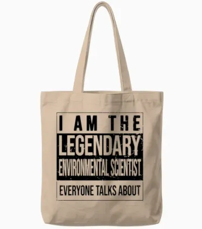 Scientist Birthday Born Environmental-Scientist Tote Bags - Natural