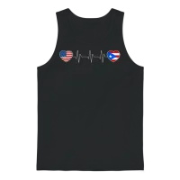 Puerto Rico Unisex Tank Top - Black – 1