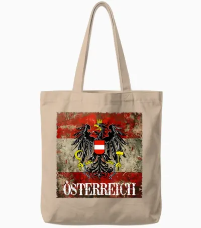 österreich T-Shirt Für Stolze österreicher Adler Austria Tote Bags - Natural