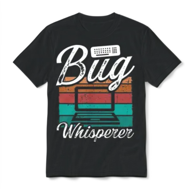 Quality Assurance Bug Qa Engineering Code Tester Unisex T-Shirt - Black