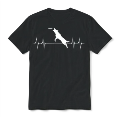 Dog Training Dog Trainer Dog Heart Line Gift Unisex T-Shirt - Black