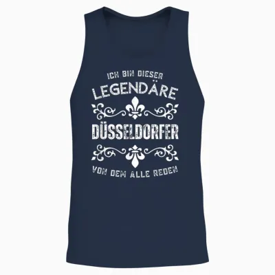 Ich Bin Dieser Legendäre Düsseldorfer Unisex Tank Top - Navy