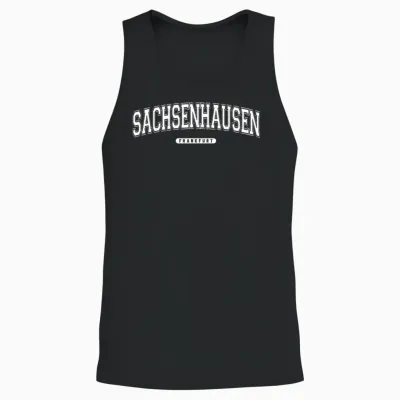Frankfurt Sachsenhausen College Unisex Tank Top - Black