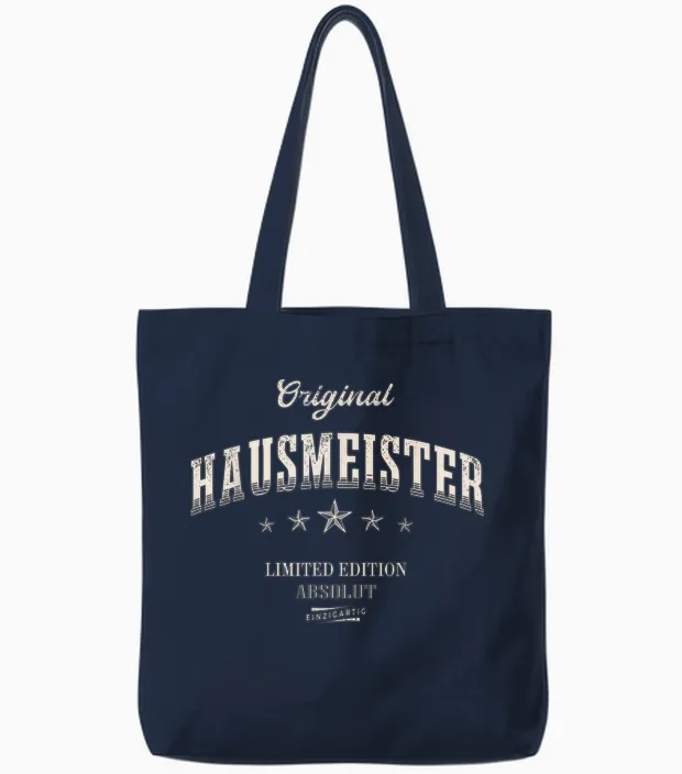 Hausmeister Limited Edition Tote Bags in Navy