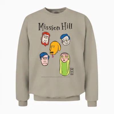 Mission Hill Faces Women's T-Shirts Unisex Sweatshirt - Sand