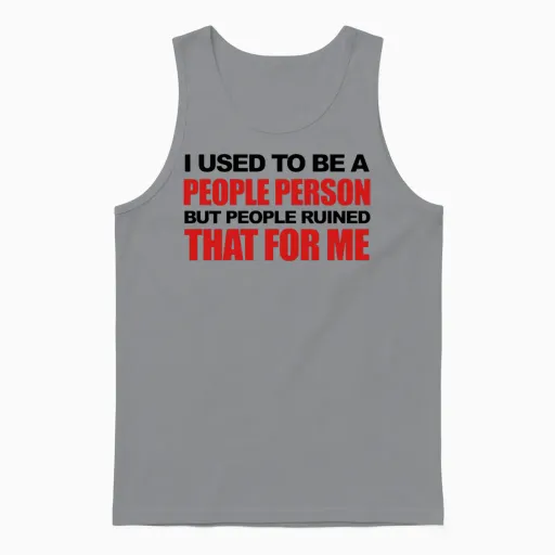 Funny Unisex Tank Top - Sport Grey