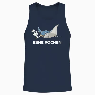 Ene Rochen Fun Unisex Tank Top - Navy