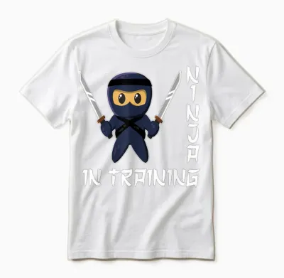 Ninja Im Training Ninja Karate Ninja Kinder Ninja Unisex T-Shirt - White