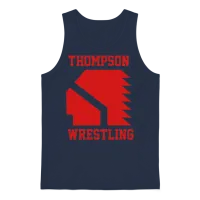Thompson High School Wrestling (vision Quest) Unisex Tank Top - Navy – 1