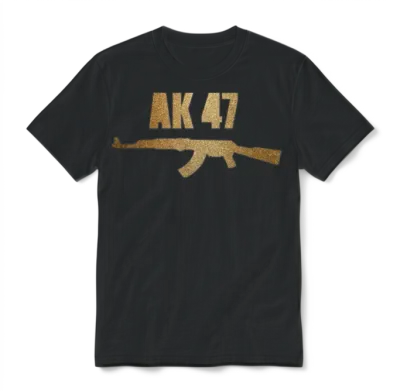 Ak 47 Unisex T-Shirt - Black