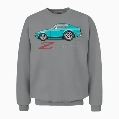 Zee Ya Light Blue Unisex Sweatshirt - Sport Grey