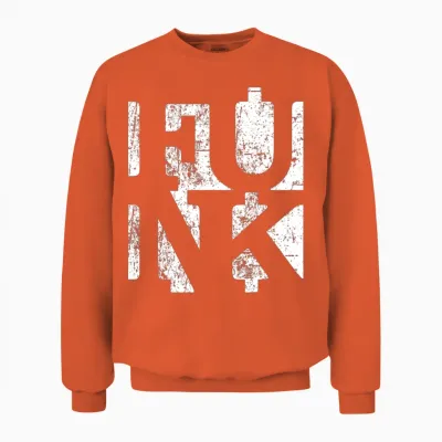 Funk Music Retro Unisex Sweatshirt - Orange