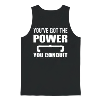 Funny Electrician Electricians Unisex Tank Top - Black – 1