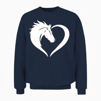 Horse Manure Unisex Sweatshirt - Navy