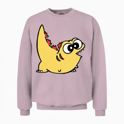 Godzilland Style Kamata-Kun Unisex Sweatshirt - Light Pink