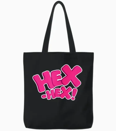 Bibi Blocksberg Hex-Hex! Halloween Carnival Costume T-Shirt, Green Tote Bags - Black