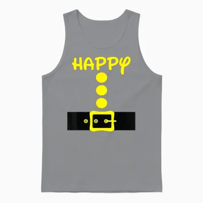 Dwarf Easy Halloween Men Women Kids Costume Matching Group Unisex Tank Top - Sport Grey