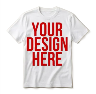 Your Design Here - Cool Funny Nonsense Quote Unisex T-Shirt - White