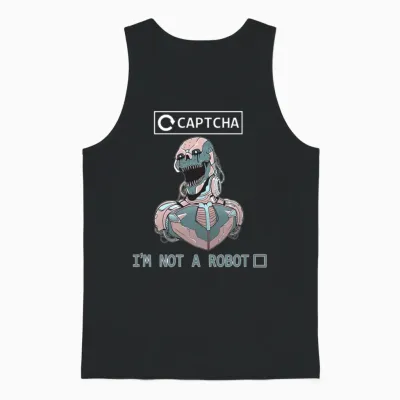 Informatics Geek Tshirt Robot Fan Gift Idea Unisex Tank Top - Black