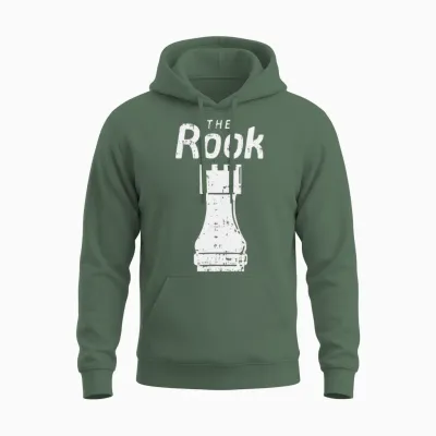 Halloween Chess Piece the Rook Shirt Matching Unisex Hoodie - Military Green