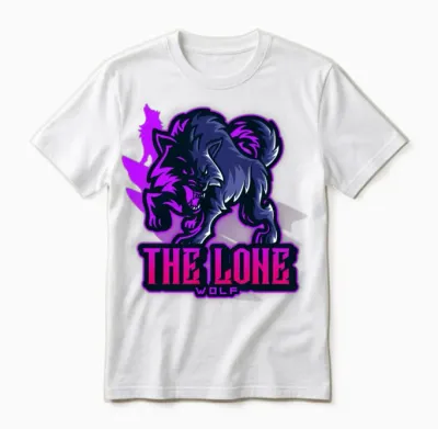 The Lone Wolf Unisex T-Shirt - White