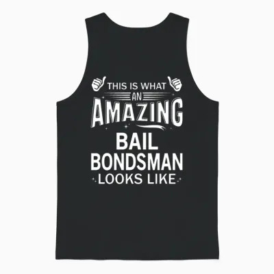 Amazing Bail Bondsman Unisex Tank Top - Black