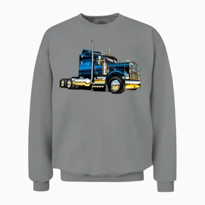 Blue Truck Unisex Sweatshirt - Sport Grey