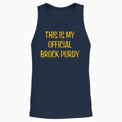 Brock Purdy Unisex Tank Top - Navy