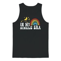 In My Single Era Funny Single Life Unisex Tank Top - Black – 1