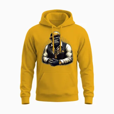 Gorilla Kostüm Kinder Unisex Hoodie - Gold