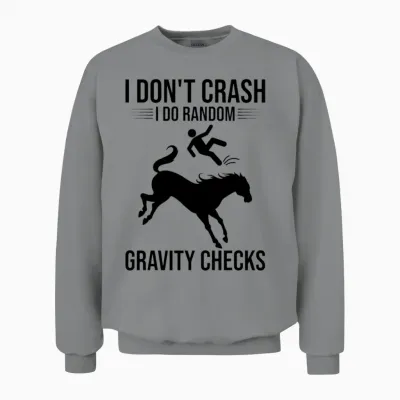 Funny Equestrian Horse Vaulting Unisex Sweatshirt - Sport Grey