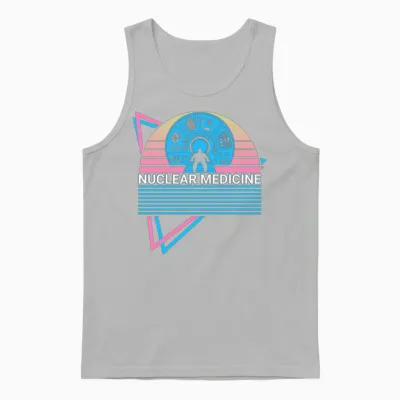 Nuclear Medicine Retro Unisex Tank Top - Ash