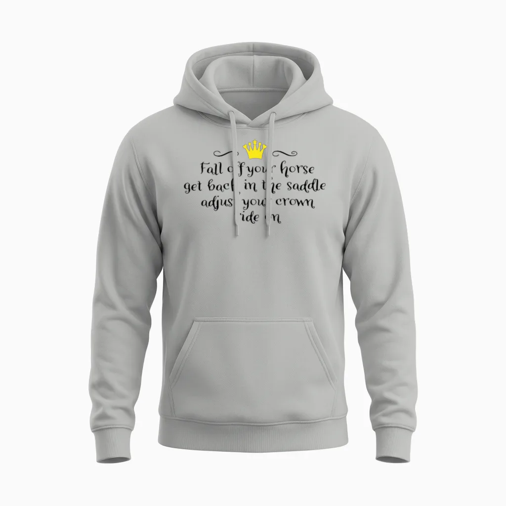 Horse Riding Accident - Lovers Unisex Hoodie in Ash