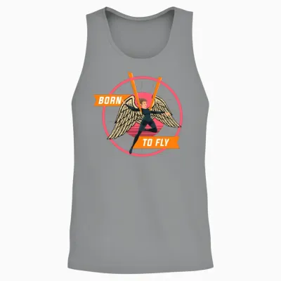Aerial Dance, Aerial Dance Aerial Silks, Aerialist Unisex Tank Top - Sport Grey