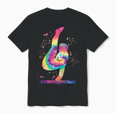 Gymnast Parallel Bar Artistic Gymnastics Unisex T-Shirt - Black