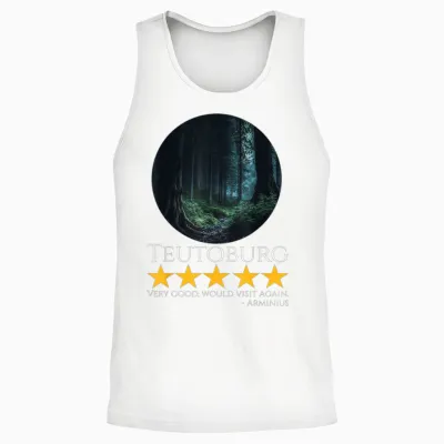 Altes Rom & Deutsche Geschichte Meme - Teutoburg - Arminius Unisex Tank Top - White