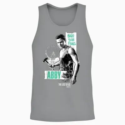 The Last of Us Bare Your Fangs Abby the Last of Us Part Ii Unisex Tank Top - Sport Grey