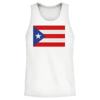Puerto Rico Unisex Tank Top - White – 2