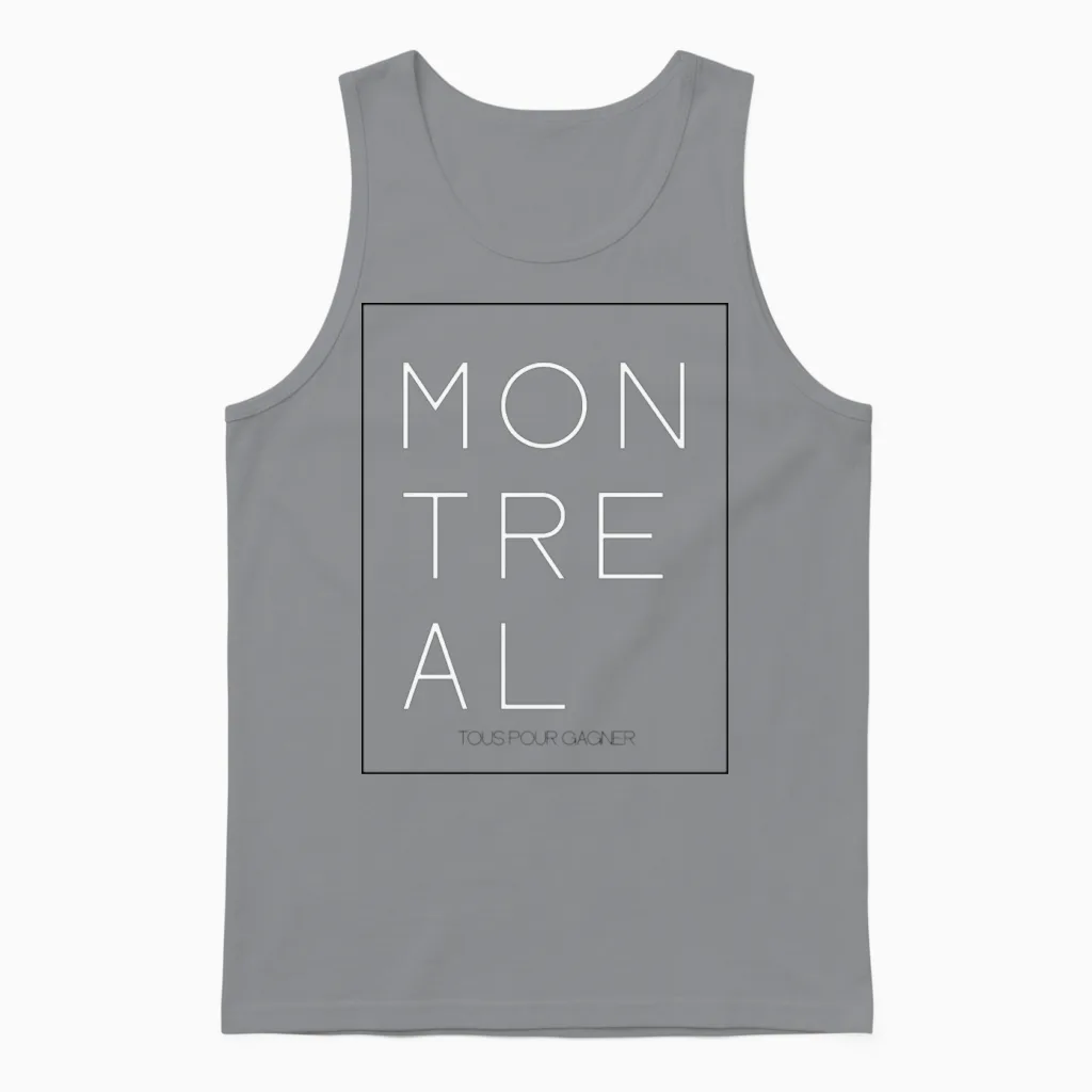 Montreal Unisex Tank Top - Sport Grey