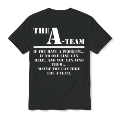 The a Team Unisex T-Shirt - Black