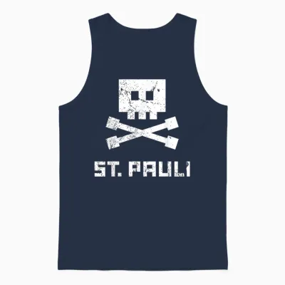 St Pauli Gift Unisex Tank Top - Navy