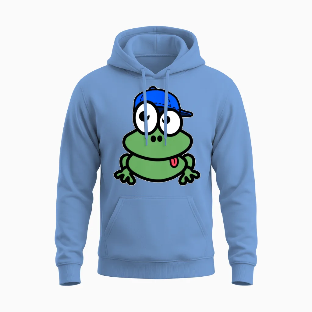 Animal Funny Unisex Hoodie in Carolina Blue