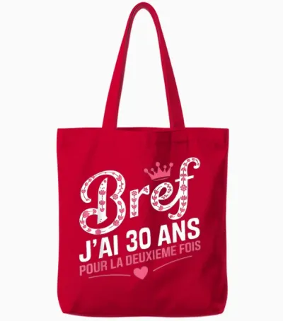 60 Years Woman Birthday Gift 60 Years Woman Birthday T-Shirt, Black, S Tote Bags - Red