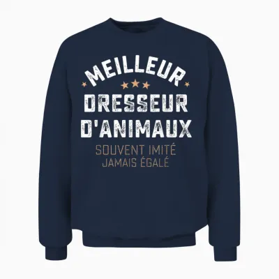 Funny Gift Man Craft Animal Trainer Humor Unisex Sweatshirt - Navy